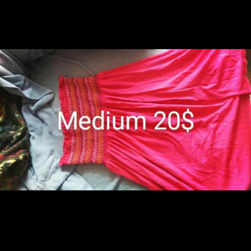 Strapless dress